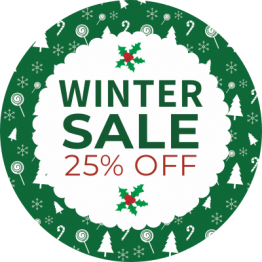 Christmas Sticker - Winter Sale Green 2