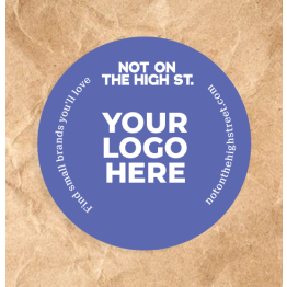 NOTHS Custom logo sticker 50mm circle Gloss Laminate