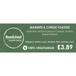 Bewiched - Vinyl Price Labels - Marmite & Cheese Toasted