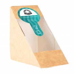 Sandwich Label (Lollipop) - Wavy Design