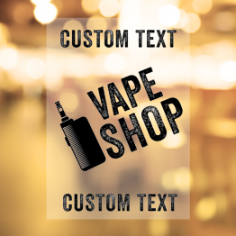 Vapeshop - Giant Text Design