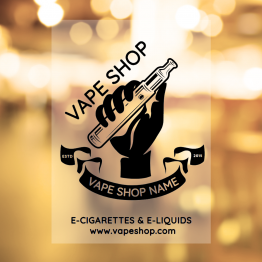 Vapeshop - Vape Hand Design