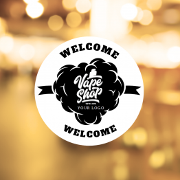 Vapeshop - Welcome Sign