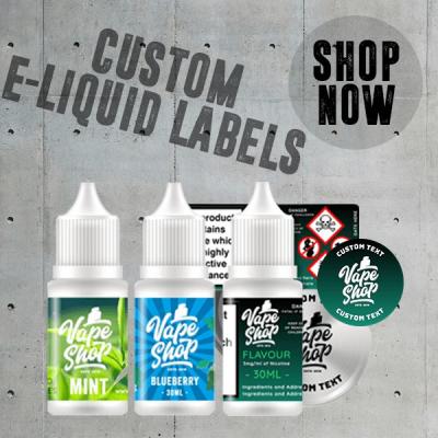 It is Stoptober - Order your VAPE labels now