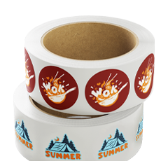 Labels & stickers on rolls